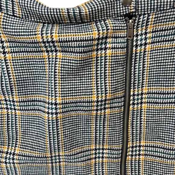 Y2K VTG. ABERCROMBIE PLAID ZIP UP MINI SKIRT MEDIUM‎ - Picture 4 of 7